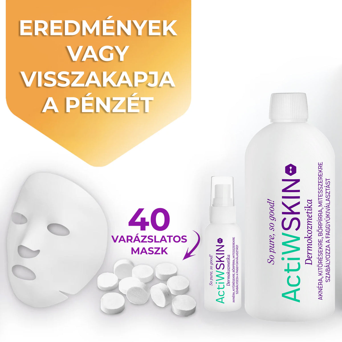 ActiW SKIN – AKNE ELLEN – „Magic” maszk csomag