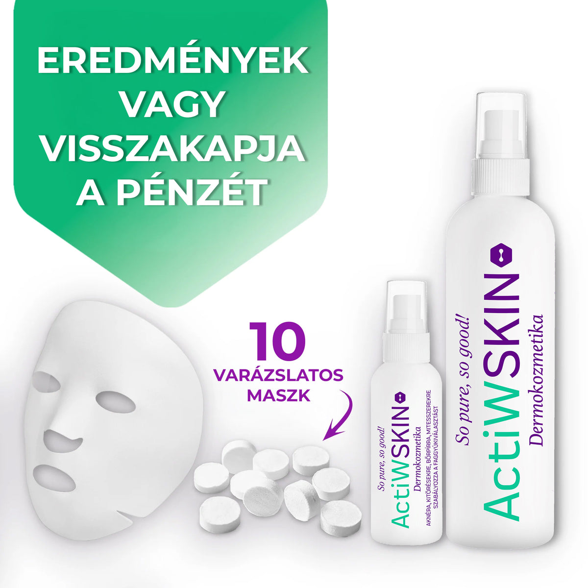ActiW SKIN – AKNE ELLEN – Teljes csomag (12–15 nap)