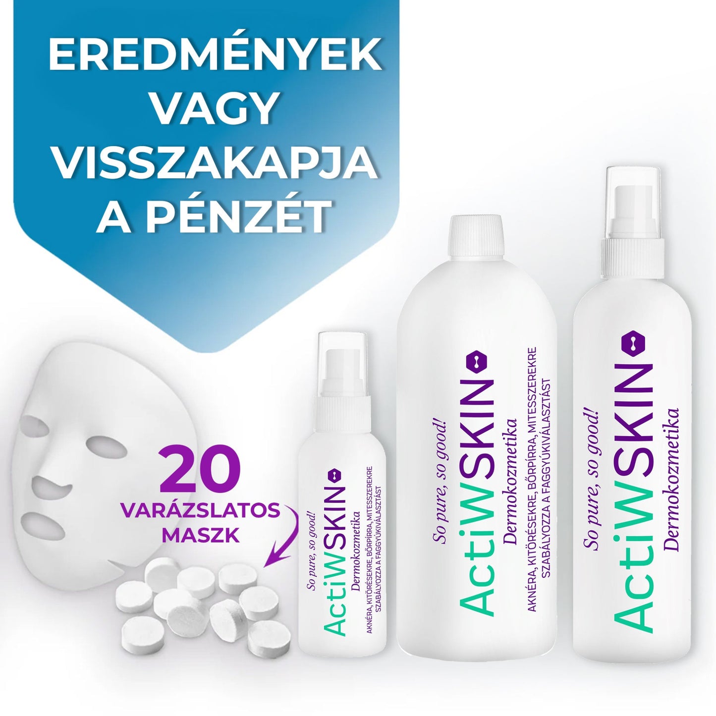 ActiW SKIN – AKNE ELLEN – Nagy csomag (21–25 nap)