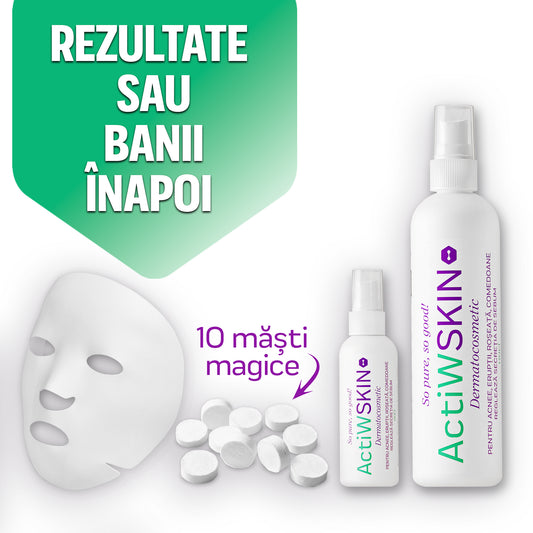 ActiW SKIN - PENTRU ACNEE - Pachet mic - Tratament 12-15 zile