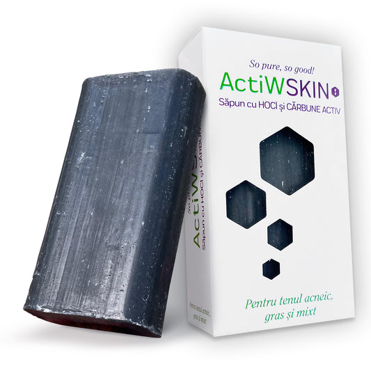 Săpun cu Acid Hipocloros (HOCl) și CĂRBUNE ACTIV